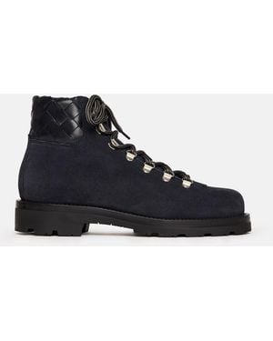 SCAROSSO Catherine Woven Suede - Blue