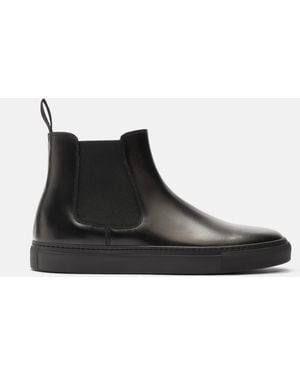 SCAROSSO Sneakers Tommaso Nero Intenso Calf Leather - Black