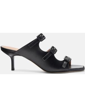 SCAROSSO Manuela Black Sandals