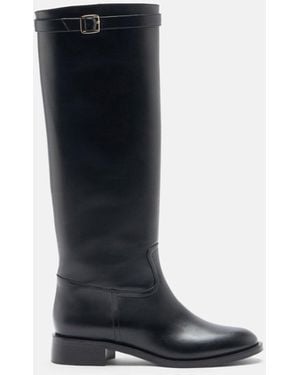 SCAROSSO Lauren Black Boots