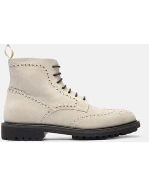SCAROSSO Thomas Sand Suede - White