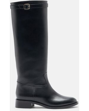 SCAROSSO Lauren Black Boots