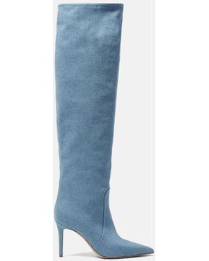 SCAROSSO Heeled Boots - White