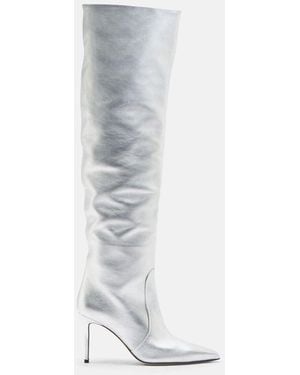 SCAROSSO Heeled Boots - White