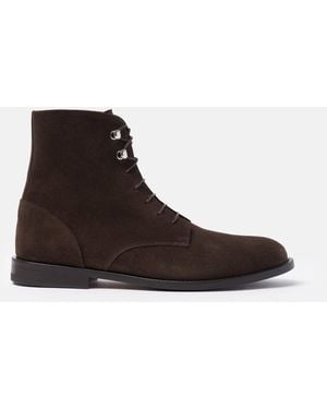 SCAROSSO Eva Dark Suede - Brown