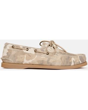 SCAROSSO Morgan Camo Suede - Natural