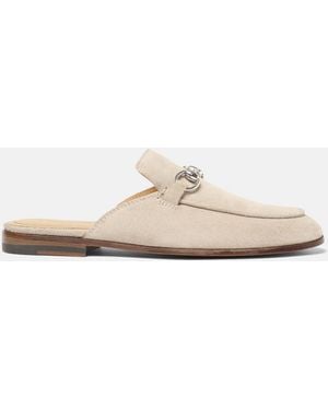SCAROSSO Serena Sand Suede - Weiß