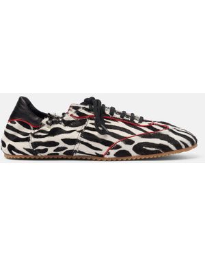 SCAROSSO Riley Zebra Ponyhair - Black