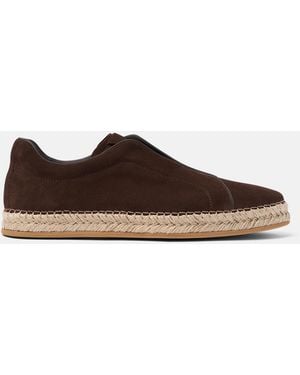 SCAROSSO Thiago Braun Veloursleder