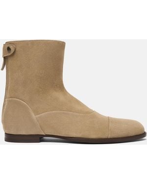 SCAROSSO Basil Light Suede - Brown