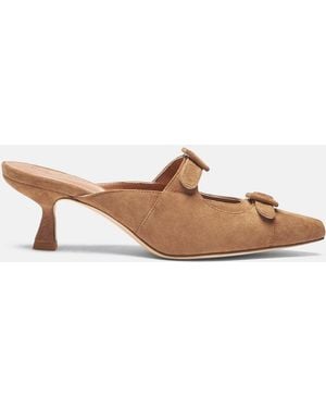 SCAROSSO Liz Tan Suede - Brown