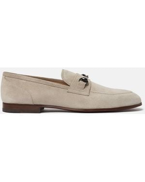 SCAROSSO Sand Wildleder - Weiß