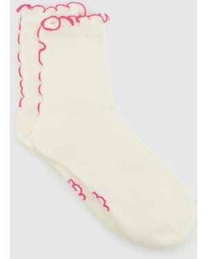 UGG Karsyn Quarter Sock - White