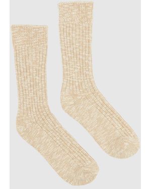 Birkenstock Slub Socks 1 Pack - White