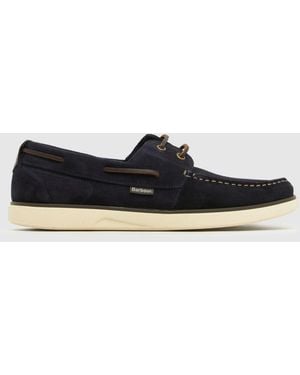 Barbour Rothley Boat Shoes - Blue