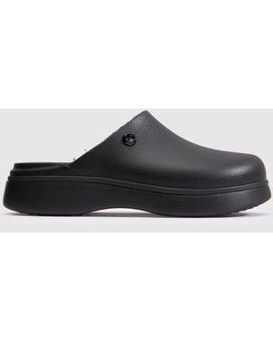 Crocs™ Dylan Notched Clog Sandals - Black