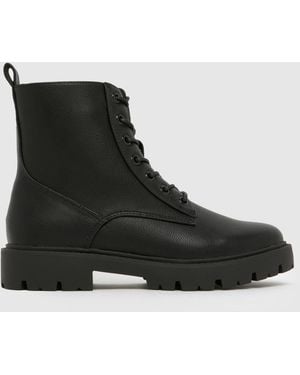 schuh Asher Chunky Classic Boots - Black