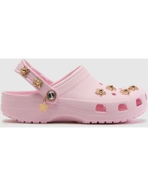 Crocs™ Classic Metal Minis Clog Sandals - Pink