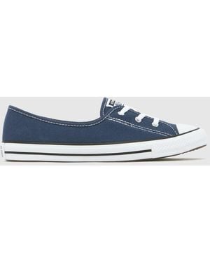 Converse Ballet Lace Slip Trainers - Blue