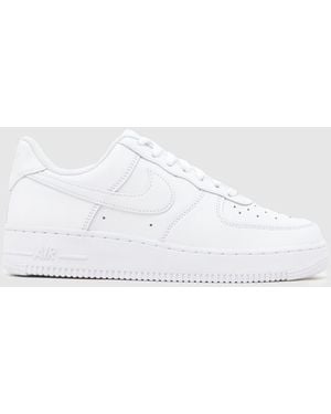Nike Air Force 1 Trainers - White