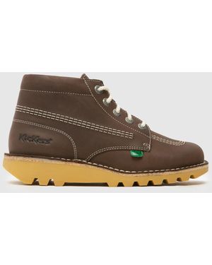 Kickers Classics Kick Hi Boots - Brown