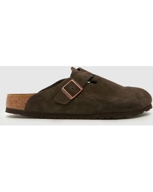 Birkenstock Boston Clog Sandals - Brown