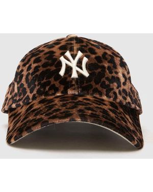 KTZ Leopard Velour 9Forty Cap - Brown