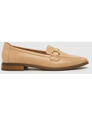 Schuh Lucena Snaffle Loafer Flat Shoes In - Natural