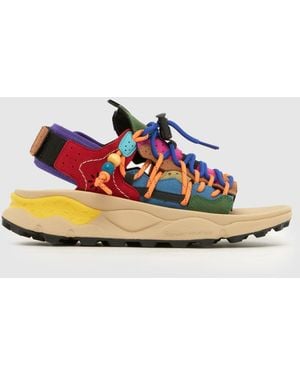Flower Mountain Punku Sandals - Blue
