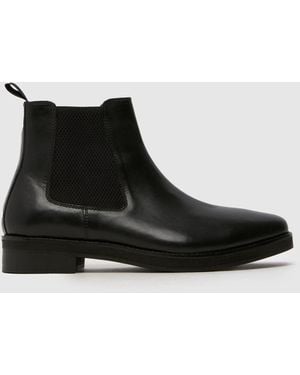 schuh Dom Leather Chelsea Boots - Black