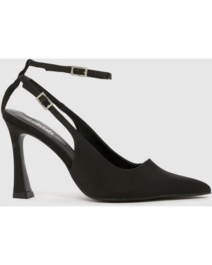 schuh Sunday Embellished Court High Heels - Black