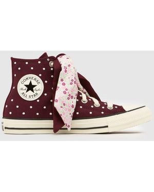 Converse All Star Hi Clubhouse Trainers - Brown