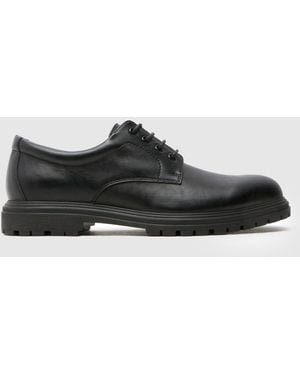 schuh Paddy Chunky Lace Up Shoes - Black