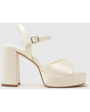 schuh Sabina Platform High Heels - White