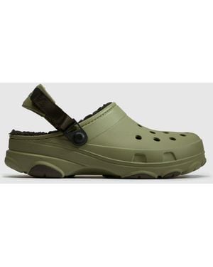 Crocs™ All Terrain Lined Clog Sandals - Green