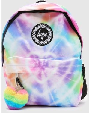 Hype Rainbow Tie Dye Backpack - Pink