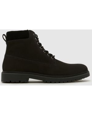 schuh Giles Leather Boots - Black