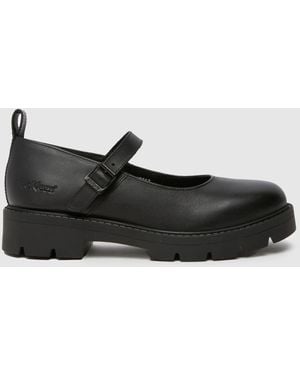 Kickers Kori Mary Jane Flats - Black
