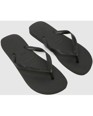 Havaianas Top Flip Sandals - Black
