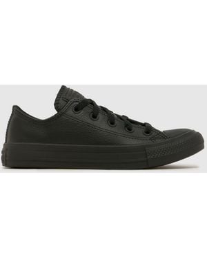 Converse All Star Mono Ox Trainers - Black