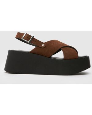 schuh True Platform Sandals - Brown