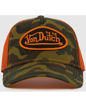 Von Dutch Camo Trucker Cap - Green