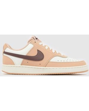Nike Court Vision Trainers - Natural