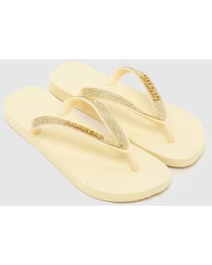 Havaianas Top Glow Flip Sandals - Metallic