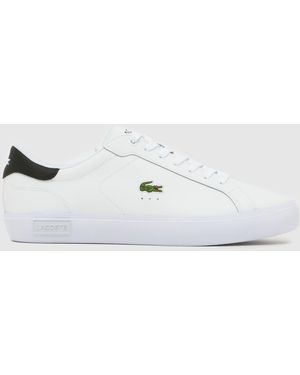Lacoste Powercourt Trainers - White