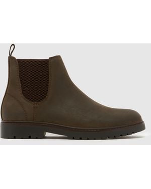 schuh Dane Leather Chelsea Boots - Brown
