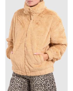 UGG Tasha Faux Fur Jackets - Brown