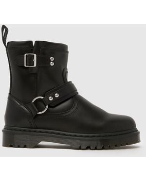 Dr. Martens Anistone Harness Ankle Boots - Black
