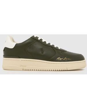 Polo Ralph Lauren Masters Court Trainers - Green