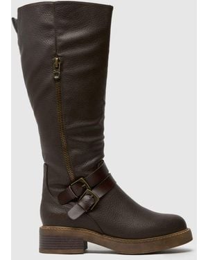 Blowfish Virtue 2 High Leg Boots - Brown